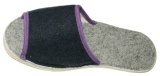 NV - Papuče otevřené filc - tmavě modrá